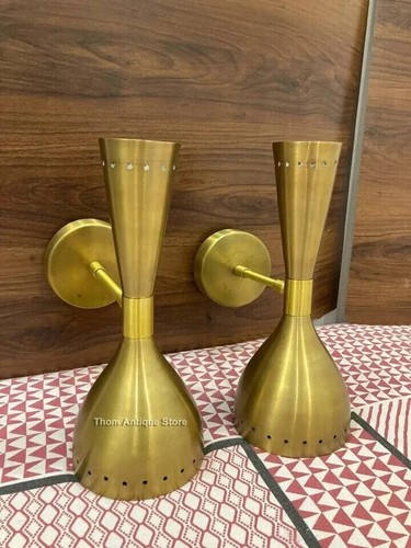 Coppia lampade ottone - in,