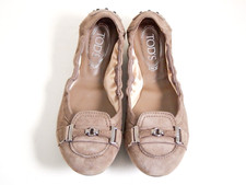 Tod's TT Ballerine Beige In