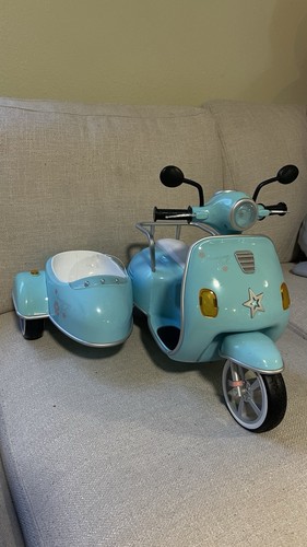 Bicicletta scooter vespa blu - vespa,