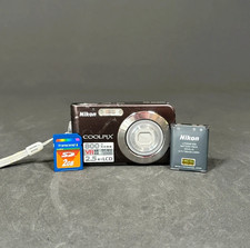 MACCHINA FOTOGRAFICA NIKON COOLPIX S210 8,10 MP + BATTERIA SD TESTED