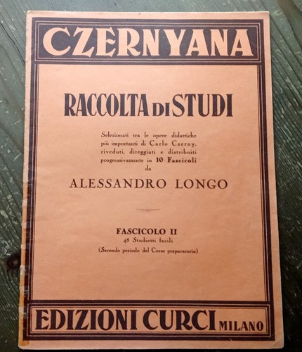 Spartito czernyana raccolta - czernyana,