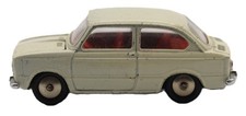 Mercury fiat 850 bianca modellino macchinina modello 1/43 diorama abarth