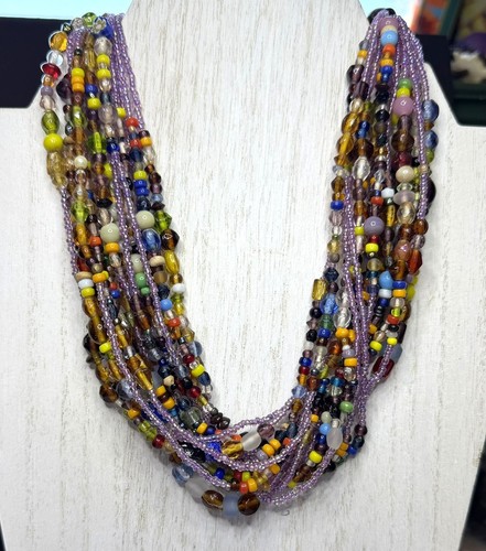 Collana perle multifilo - di,