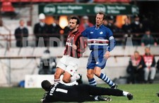 Foto Vintage calcio serie A 1997-1998 Sampdoria-Milan Savicevic stampa 24x16 cm