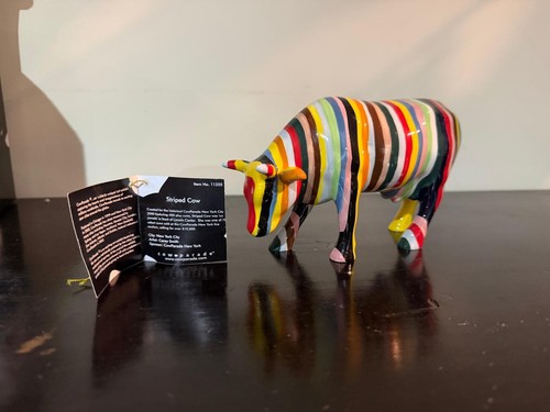 Vache cow parade striped - vache,