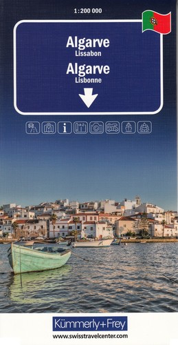 Portugal regionalkarte algarve - portugal,
