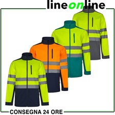 Giacca in soft shell alta