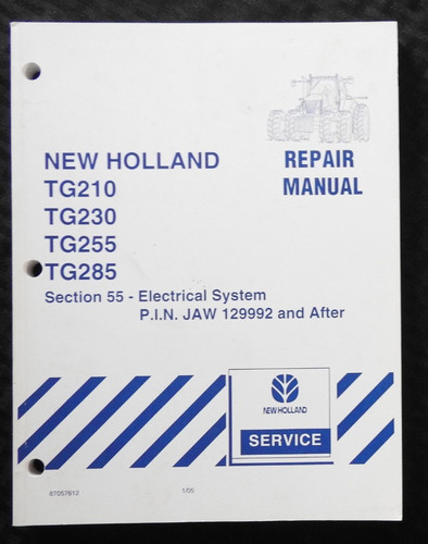 New holland tg210 - tg230, tg255
