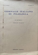 Giornale italiano di filologia