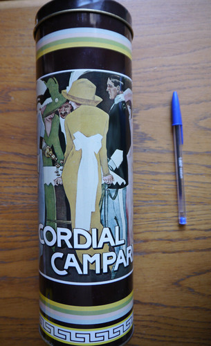 Scatola latta cordial campari - scatola,