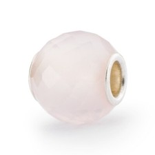 MODA Trollbeads Quarzo Rosa Rotondo Sfaccettato TSTBE-00031