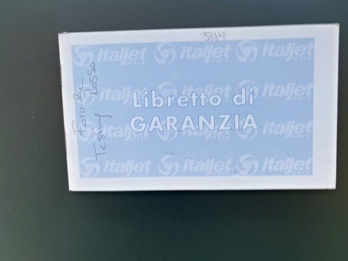 Libretto manutenzione italjet - manutenzione,