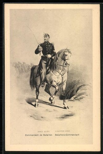 Cartolina esercito svizzero - cartolina,