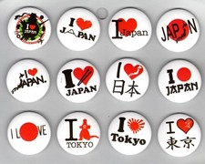 Spilla Pins Badge I LOVE JAPAN