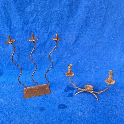 Porta candele rame ferro - candele,