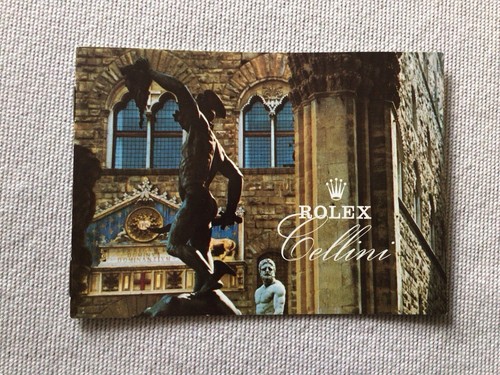 Libretto booklet rolex - libretto, cellini
