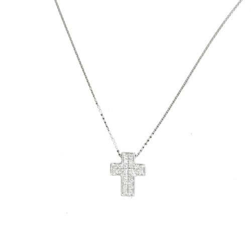 Collana con croce donna