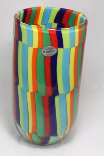 Vaso vibrante multicolore - , in