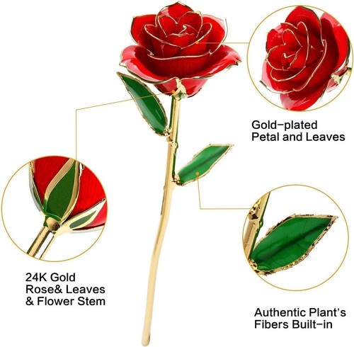 Rosa rosso oro carati - rosa, in