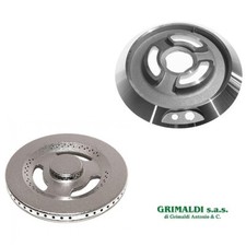 SMEG SPARTIFIAMMA CON BRUCIATORE GIGANTE PIANO COTTURA CUCINA GAS TRIPLA CORONA