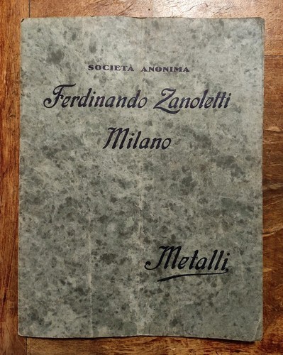 Depliant catalogo metalli - depliant,