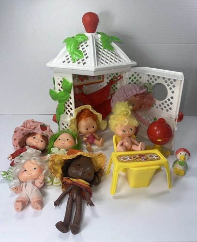 Amaca bianca vintage fragola