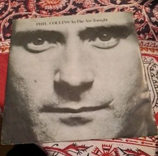 Vintage 45 Record Atlantic PHIL COLLINS in The Air Tonight 1981
