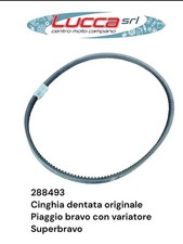 288493 Cinghia Dentata Originale Piaggio Bravo Con Variatore - Superbravo