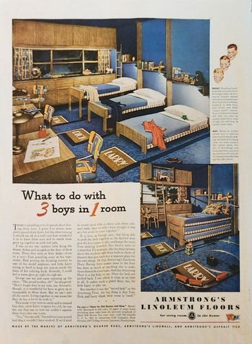 1945 armstrongs linoleum - armstrongs,