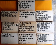 Lotto Biblioteca Sansoni 10 Volumi Storia Filosofia Estetica EC5