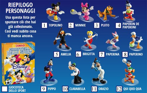 Personaggi disney sport - personaggi,