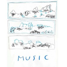 ZORAN MUSIC - "Landscape Sketches" - Colour Lithograph Exhibition Poster - 1968 