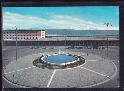 Cartolina messina piazza - messina,