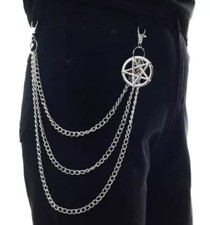 Catene da cintura   pentacolo decorative portachiavi portafoglio dark metal punk