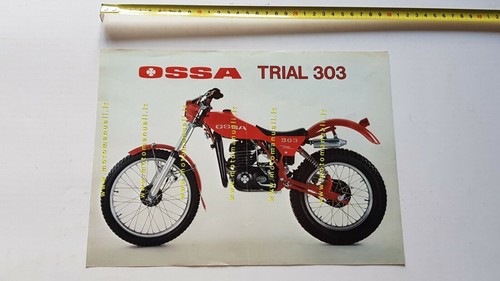 Ossa trial 303 - 1984, depliant
