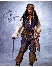 Johnny Depp Signed 10″×8″