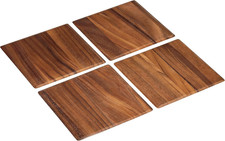 Tovagliette quadrate legno - tovagliette,
