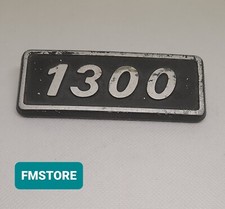 FIAT 131 1300 LOGO EMBLEMA FREGIO VINTAGE BADGE RICAMBIO AUTO D'EPOCA 