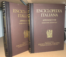 APPENDICE VIII, LESSICO DEL XXI SECOLO, ENCICLOPEDIA ITALIANA, TRECCANI 2 VOLUMI