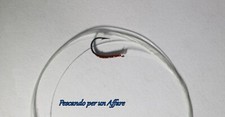 MUSTAD 494 ami montati,gambo rosso sangue pcs.10/confezione