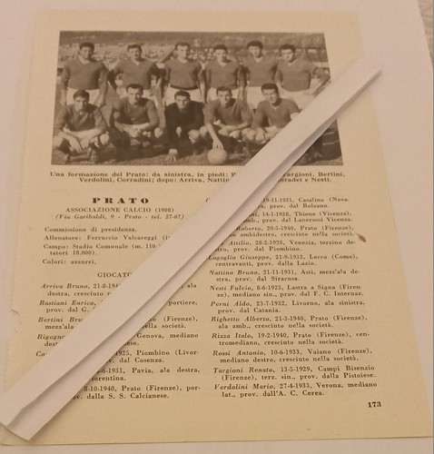 Prato reggiana squadre foglio - prato,