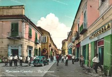da1176 cartolina marcianise via santoro provincia di caserta bella!
