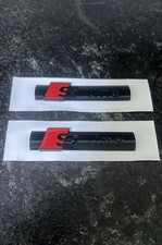 Emblemi Audi S-Line nero