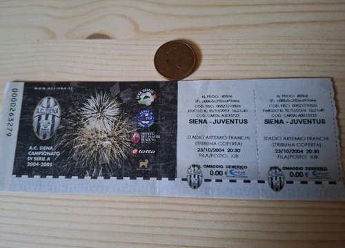 Biglietto stadio siena - biglietto,