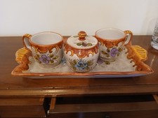 Set ceramica  vassoio + 2