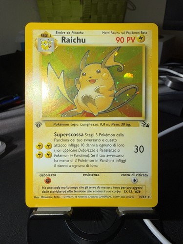 Raichu holo 1 - raichu,