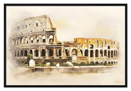 Colosseo roma dipinto - colosseo, a