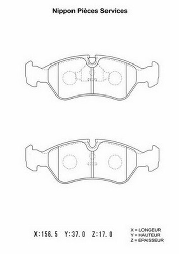 Kit pastiglie freno per - kit,