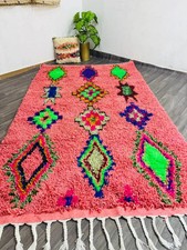 tappeto marocchino rosa fatto