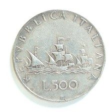 REPUBBLICA ITALIANA - 500 LIRE
